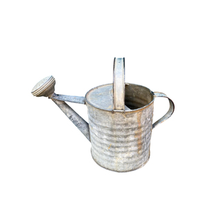 Arrosoir en acier galvanisé de style vintage, en métal, avec long bec col de cygne et poignée ergonomique pour l'intérieur et la maison - Product Image 2