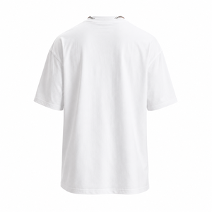 T-shirt en coton surdimensionné tendance pour hommes avec imprimé graphique élégant, tissu doux et respirant, parfait pour les tenues décontractées - Product Image 2