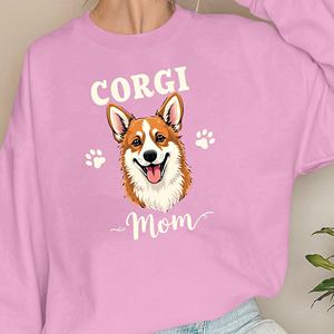 Sudaderas de mujer CORGI Mom con estampado de pata - Product Image 4
