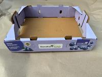 Emballage personnalisé robuste en carton ondulé pour fruits, boîte à fruits en carton 3/5/7 plis, boîtes à myrtilles, carton d'expédition