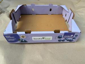 Cajas de Cartón Corrugado para Frutas, Embalaje Resistente Personalizado, Bandejas de Cartón de 3/5/7 Capas para Envío de Arándanos - Product Image 3