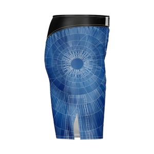 Shorts MMA pour homme à imprimé numérique bleu, tissu extensible 4 directions, haute qualité, shorts de combat personnalisés pour arts martiaux - Product Image 3