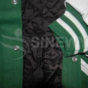 Chaqueta Varsity Personalizada para Hombre, para Escuela, Universidad, Béisbol, Transpirable, de Invierno, con Logos Bordados, Chaqueta Varsity para Hombre - Product Image 4