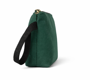 Sacs de maquillage en coton vierges avec fermeture éclair et bandoulière personnalisables en gros, avec logo, pour pinceaux cosmétiques - Product Image 3