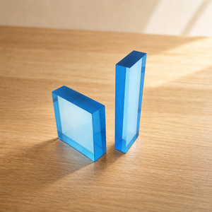 Elegant Modern Small Clear Acrylic Block for Retail Watches/Bracelets- 50mm Thick Customizable & Cost-Effective - Product Image 2