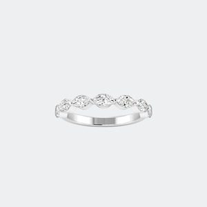 TAURUS JEWELS 925 Sterling Silver Marquise Shape Lab Grown Diamond <b>Ring</b> Women Luxury 1.00CTW IGI Certified EF Color VS-VVS - Product Image 1