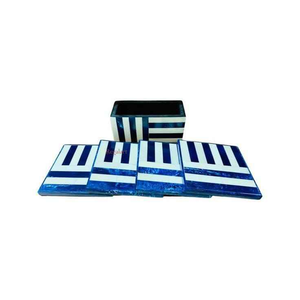Animal Style Durable Bone Inlay Coaster Mats Pads Indian Handmade Natural Color Custom Shape 2025 Collection for Tea Cups Plates - Product Image 2