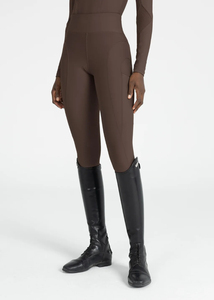 Womens Athletic <b>Equestrian</b> <b>Leggings</b> Silicone Grip Riding Pants Breathable Mesh Stretch Comfort Fit Customized Design Logo Horse - Product Image 3