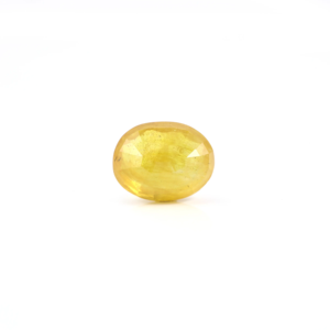 Natural Yellow Sapphire 5.6 Carat Oval Cut Loose Gemstone for Fine Jewelry - Product Image 2