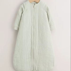 Sac de couchage pour bébé 95% bambou 5% élasthanne, 1,5 taille unique, ajustement parfait - Product Image 1