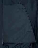 Veste softshell bleu marine pour homme, col montant, fermeture éclair, coupe-vent, décontractée, pour l'automne, coupe régulière, polyester tricoté
