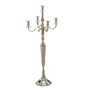 Tall <b>Candelabra</b> for Wedding Centerpieces Shiny Finished Aluminum Floor Decorative Tall Handmade <b>Candelabra</b> for Home Decoration - Product Image 1
