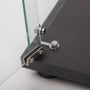 Vetrina Nera a Due Ante con 5 Ripiani per Casa o Ufficio - Product Image 3