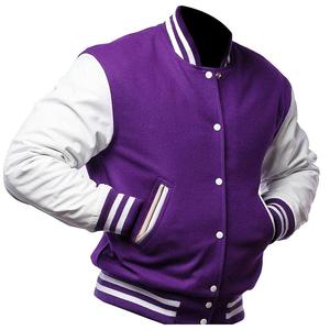 High Quality Custom Embroidered Varsity Wool <b>Jackets</b> for <b>Men</b> Winter Standard Baseball <b>Jacket</b> Turtleneck Collar Horn Button - Product Image 4