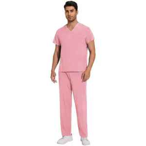 Bata de laboratorio de precisión, tela resistente a químicos, ropa de trabajo para investigación, uniforme de hospital unisex. - Product Image 5