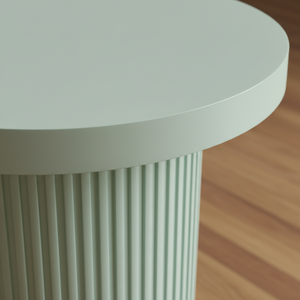 Mesa Auxiliar de Diseño Moderno, Mesa de Centro con una Sola Pata, Color Marrón Claro, Mueble de Hogar de Lujo y Duradero, Color Dinámico - Product Image 5