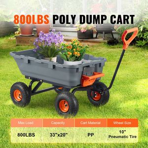 Carrello Ribaltabile a 4 Ruote in Polietilene Resistente con Montaggio Semplice e Struttura in Acciaio Versatile - Product Image 4