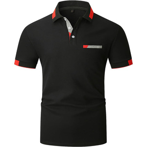 Camisetas Polo para Hombre, Manga Corta, Secado Rápido, Transpirables, Mezcla de Poliéster y Algodón, Camisetas Polo Deportivas de Golf, Proveedor Mayorista - Product Image 1