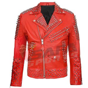 Marque privée Meilleure qualité Design Dernier modèle Veste de moto en cuir de vachette pour hommes - Product Image 1