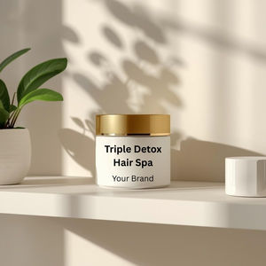Tratamiento Capilar Triple Detox para una Limpieza Profunda del Cuero Cabelludo y Purificación del Cabello, Elimina la Acumulación de Aceite e Impurezas, Fórmula de Salón OEM ODM - Product Image 1