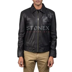 Hot Selling Product Best Winter Men's Slim Leather Jackets Customized Design Supplier From Pakistan