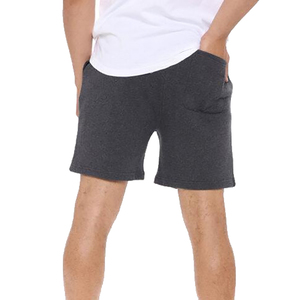 New Style Men's Solid Casual Shorts High Waist <b>Drawstring</b> Closure Quick Dry Breathable Cotton Customizable Outdoor Use - Product Image 3
