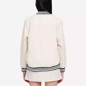 Veste universitaire personnalisée de haute qualité pour femmes, veste de style Letterman unisexe en coton brut, personnalisable - Product Image 4