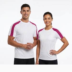 T-shirt de sport unisexe personnalisé avec logo, évacuation de l'humidité, séchage rapide, pour la course et le fitness – Vente en gros |   Chemises de sport - Product Image 1