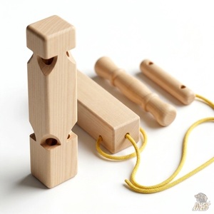 Silbato de Tren de Madera con Logotipo Personalizado, Juguete Educativo con Sonido, Recuerdo para Fiestas, Artículo de Regalo - Product Image 4