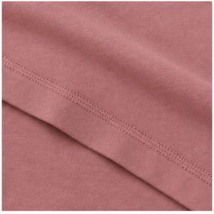 เสื้อยืดผู้หญิงสีชมพูอมเทา แขนสั้น ไหล่เดียว ทรงหลวม รุ่น WTS-0191 - Product Image 6