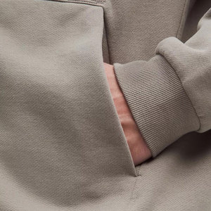 Sudadera con Capucha Extra Grande para Hombre, de Forro Polar, Color Sólido, Corte Regular Informal, para Otoño, 100% Algodón, Transpirable y Ecológica - Product Image 6