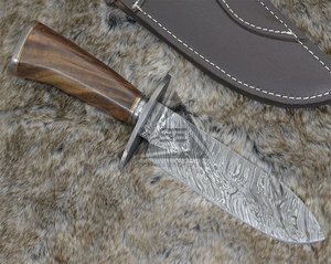 Cuchillos de Hoja Fija de Madera Hechos a Mano con Diseño de Última Generación, OEM Personalizable, Hojas de Acero Inoxidable Damasco de Alta Calidad, Venta al por Mayor, Novedad - Product Image 4