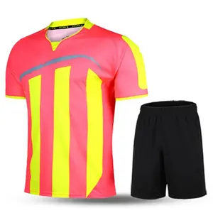 ชุดฟุตบอลคอกลมพิมพ์ลายสีและลายแบบที่กำหนดเองสำหรับผู้ชาย ราคาถูก ชุดฟุตบอลสั่งทำ - Product Image 6
