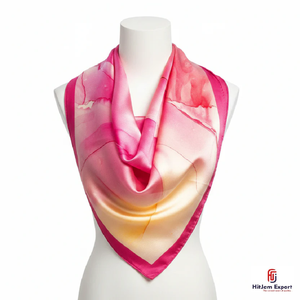 Premium Printed Long <b>Scarf</b> Soft Fabric Custom Logo Head <b>Scarf</b> White Label OEM ODM Textile Manufacturer Bali Export - Product Image 1