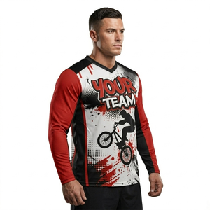 เสื้อเจอร์ซีย์มอเตอร์ครอส BMX คุณภาพพรีเมียม ขายส่งจากผู้ผลิต รับผลิตตามสั่ง เสื้อโอเวอร์ไซส์สำหรับขี่ออฟโรด - Product Image 6