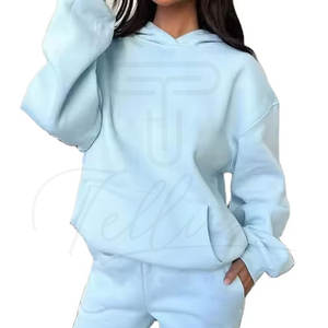 ชุดเซ็ตเสื้อฮู้ดดี้โอเวอร์ไซส์และกางเกงขายาวสไตล์สตรีทแวร์สำหรับผู้ชาย  รับออกแบบโลโก้ตามสั่ง ขายส่ง รับบริการ OEM/ODM - Product Image 6