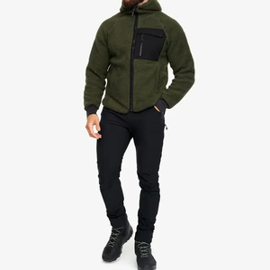เสื้อฮู้ดเชอร์ปาปักโลโก้ตามสั่ง ผ้าฟลีซหนานุ่ม อุ่นสบายสำหรับฤดูหนาว สวมใส่สบายๆ ผู้ผลิตและจำหน่ายแบบ OEM - Product Image 3
