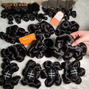 Extensiones de cabello Remy vietnamita súper suave de primera calidad, extensiones de cabello humano de Color marrón con estilo de onda oceánica recta sedosa - Product Image 4