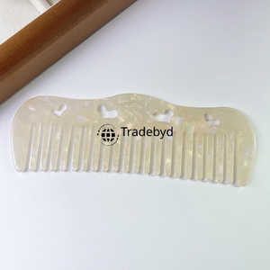 Tradebyd Luxury Handmade <b>Resin</b> Comb for Hair Beauty Styling Detangling and Salon Grooming Care - Product Image 2