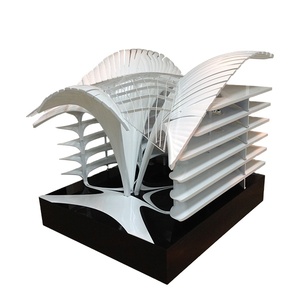 โรงงานจีน ผลิตแบบจำลองอาคาร Zaha Hadid ด้วยเรซิ่น ขนาดใหญ่ พื้นผิวเรียบ บริการพิมพ์ 3 มิติ แบบต้นแบบด้วยเทคโนโลยี SLA - Product Image 3