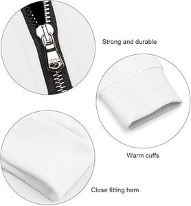 ROMEO INDUSTRY Sudadera con Capucha de Forro Polar con Cierre para Mujer y Adolescentes, Transpirable, 95% Poliéster, 5% Elastano, Temporada de Otoño, Tallas XS-5XL - Product Image 5