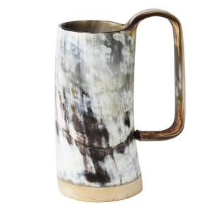 Leakproof Top Quality Horn Mugs Waterproof <b>Antique</b> Style Viking Horn Beer Mug Gift <b>Sets</b> Ideal for Travel Camping Drinking Use - Product Image 1