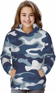 Sweat-shirts à capuche en molleton 100% coton à manches longues imprimés camouflage pour hommes, couleur et taille personnalisées, vente directe d'usine, meilleur prix - Product Image 3