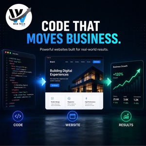 Custom Web Tech <b>Prime</b> Stock Responsive Website Design Service SEO Optimized Fast Loading Mobile Friendly Business Web - Product Image 3