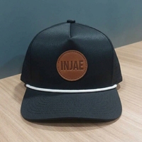 Casquette de golf personnalisée à 5 panneaux, perforée, découpée au laser, visière pré-courbée, OEM ODM, marque privée, vente en gros, faible MOQ