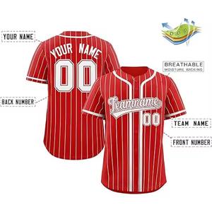 Maillots de baseball personnalisés en gros pour jeunes, les meilleures chemises de softball et de baseball, vêtements de softball vintage personnalisés, maillots de baseball - Product Image 6