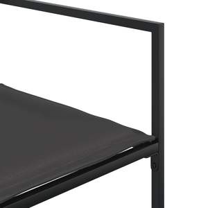 Ensemble de salle à manger de jardin en tissu Textilène noir - Product Image 5