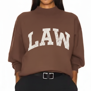 Women Street Fashion Sweatshirt Oversized Mockneck Winter Casual <b>Top</b> Loose Fit Cozy Look For Everyday Wear - Product Image 1