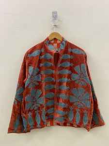 Velvet Hand Embroidered Suzani Jacket Bohemian <b>Duster</b> Coat Women Coat Gift For Her Bridesmaid Velvet Jackets Oversize Jacket - Product Image 4