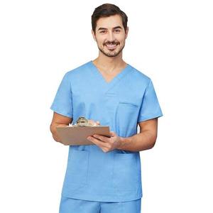 Conjunto de Uniformes Médicos de Manga Larga Unisex de Alta Calidad, Cuello en V, Uniforme de Enfermería para Hospital, Traje de Trabajo Profesional para Médico, Dentista y Laboratorio - Product Image 2